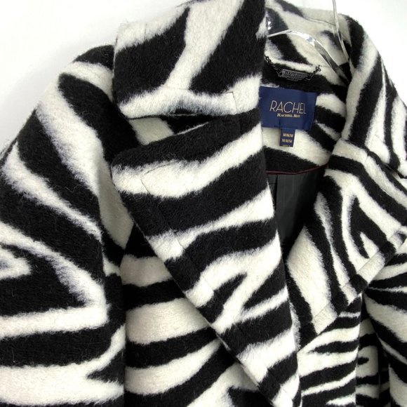 RACHEL RACHEL ROY Water Repellent Zebra Coat NWT - Picture 8 of 14